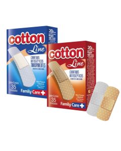 Curativo Cotton Line Transparente 35 unid
